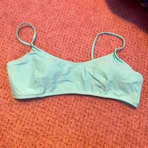 Teal bikini top